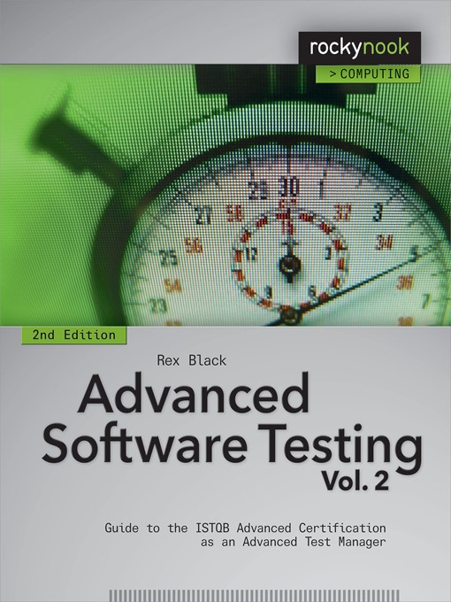 Title details for Advanced Software Testing--Volume 2 by Rex Black - Available